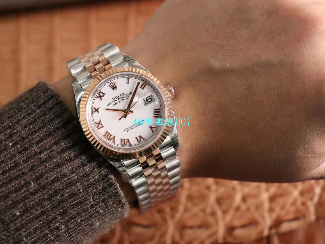  Video analysis EW Factory  top 复刻高仿 Rolex   Datejust 36毫米m126233-0025 wrist watch  / R356