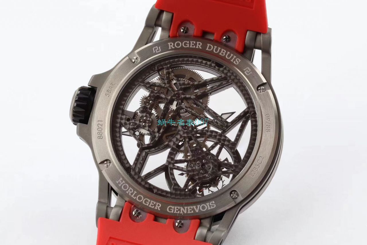 BBR Factory  top 复刻高仿 Tourbillon Roger DubuisEXCALIBUR（王者系列）系列RDDBEX0479蓝色 watchband   wrist watch  / LJ066