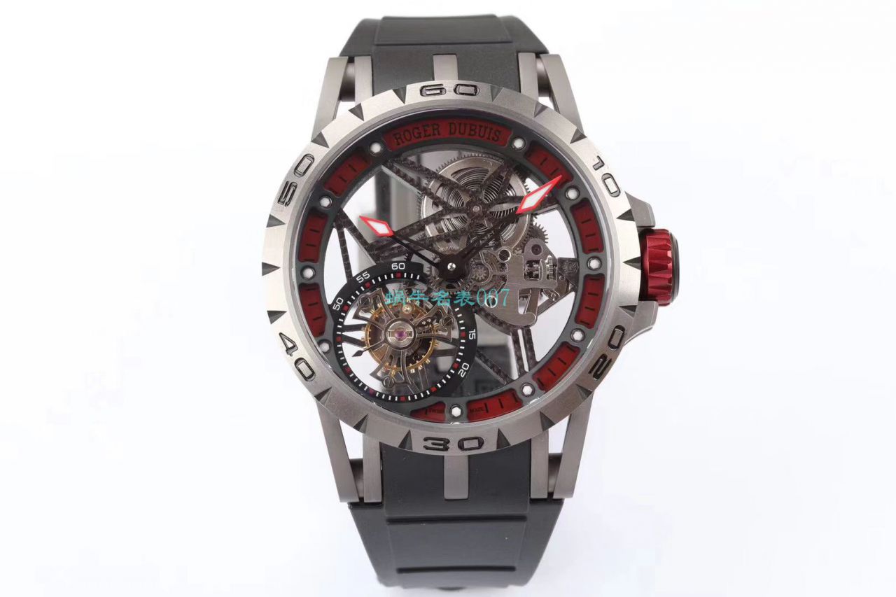 BBR Factory  top 复刻高仿 Tourbillon Roger DubuisEXCALIBUR（王者系列）系列RDDBEX0479蓝色 watchband   wrist watch  / LJ066