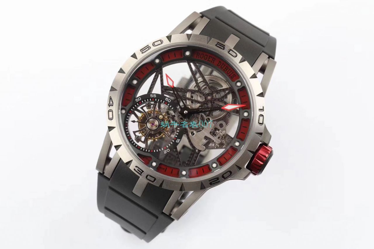 BBR Factory  top 复刻高仿 Tourbillon Roger DubuisEXCALIBUR（王者系列）系列RDDBEX0479蓝色 watchband   wrist watch  / LJ066