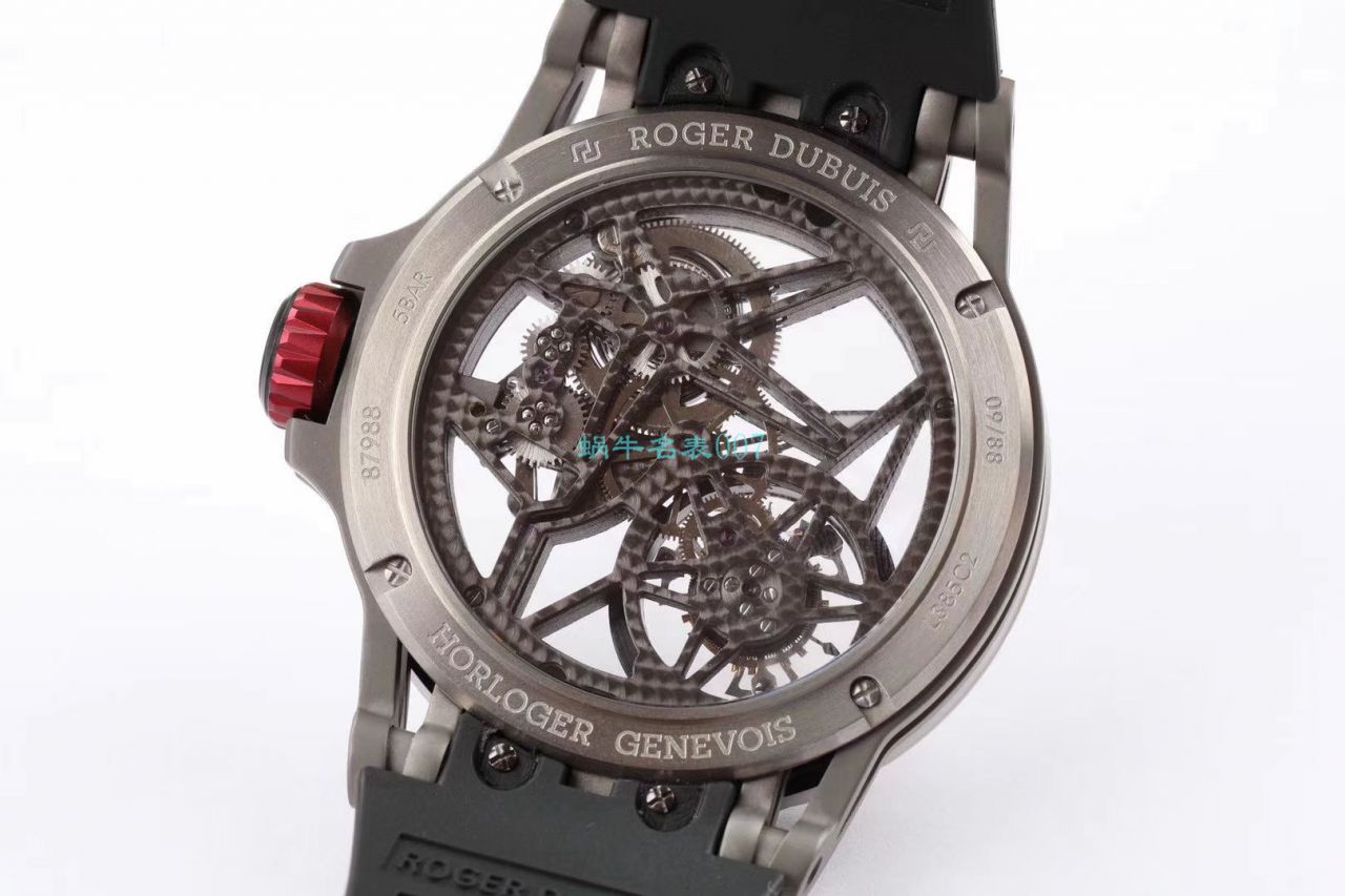 BBR Factory  top 复刻高仿 Tourbillon Roger DubuisEXCALIBUR（王者系列）系列RDDBEX0479蓝色 watchband   wrist watch  / LJ066