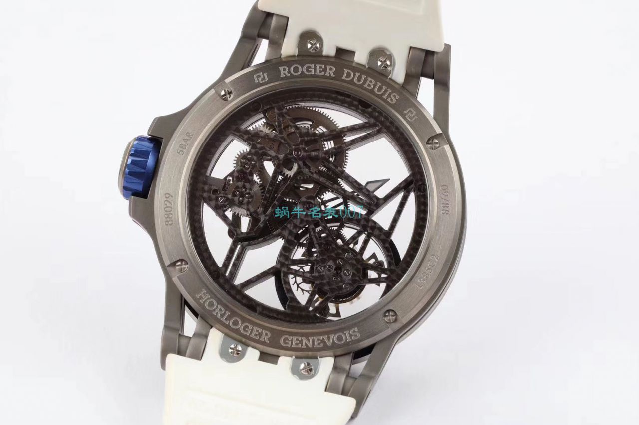 BBR Factory  top 复刻高仿 Tourbillon Roger DubuisEXCALIBUR（王者系列）系列RDDBEX0479蓝色 watchband   wrist watch  / LJ066