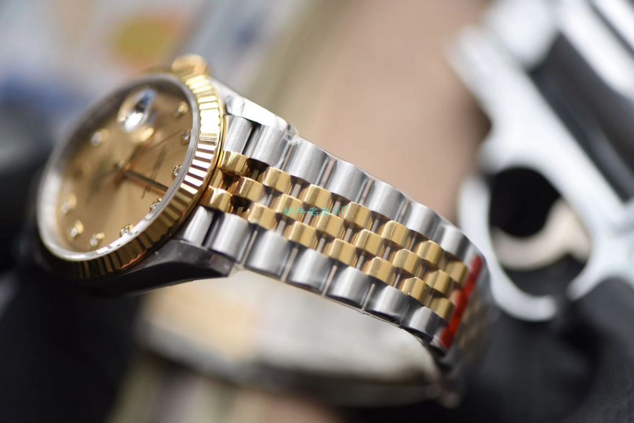 EW Factory 官网 top 复刻高仿 Rolex   Datejust 系列116233香槟盘镶钻 wrist watch  / R357EW