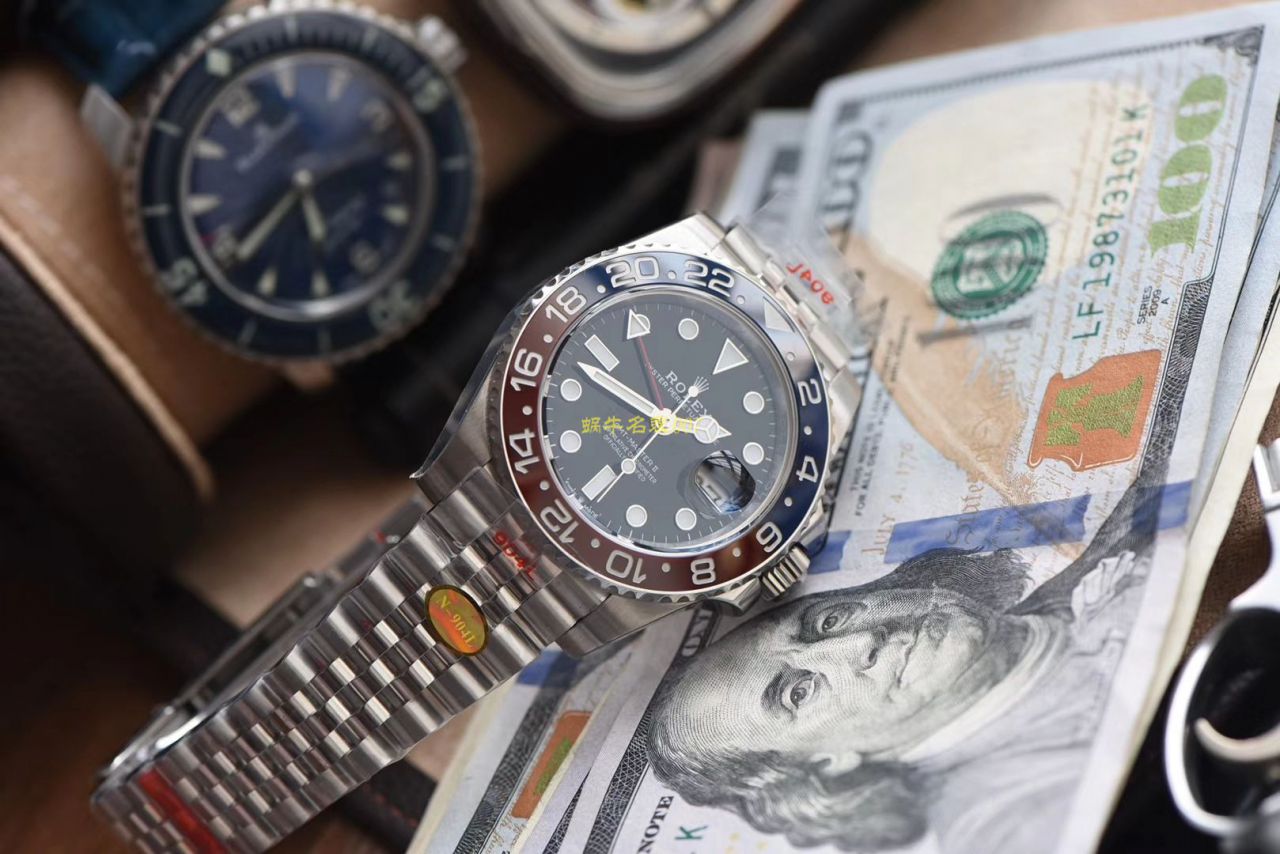 【NOOB Factory Rolex top 复刻高仿手表】 Rolex  GMT MASTER II系列126710BLRO-0001 wrist watch  / R378