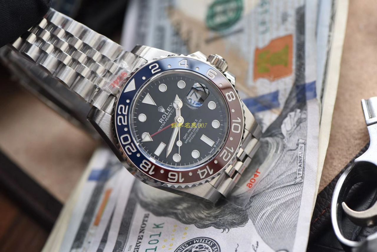 【NOOB Factory Rolex top 复刻高仿手表】 Rolex  GMT MASTER II系列126710BLRO-0001 wrist watch  / R378