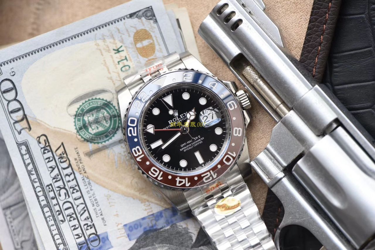 【NOOB Factory Rolex top 复刻高仿手表】 Rolex  GMT MASTER II系列126710BLRO-0001 wrist watch  / R378