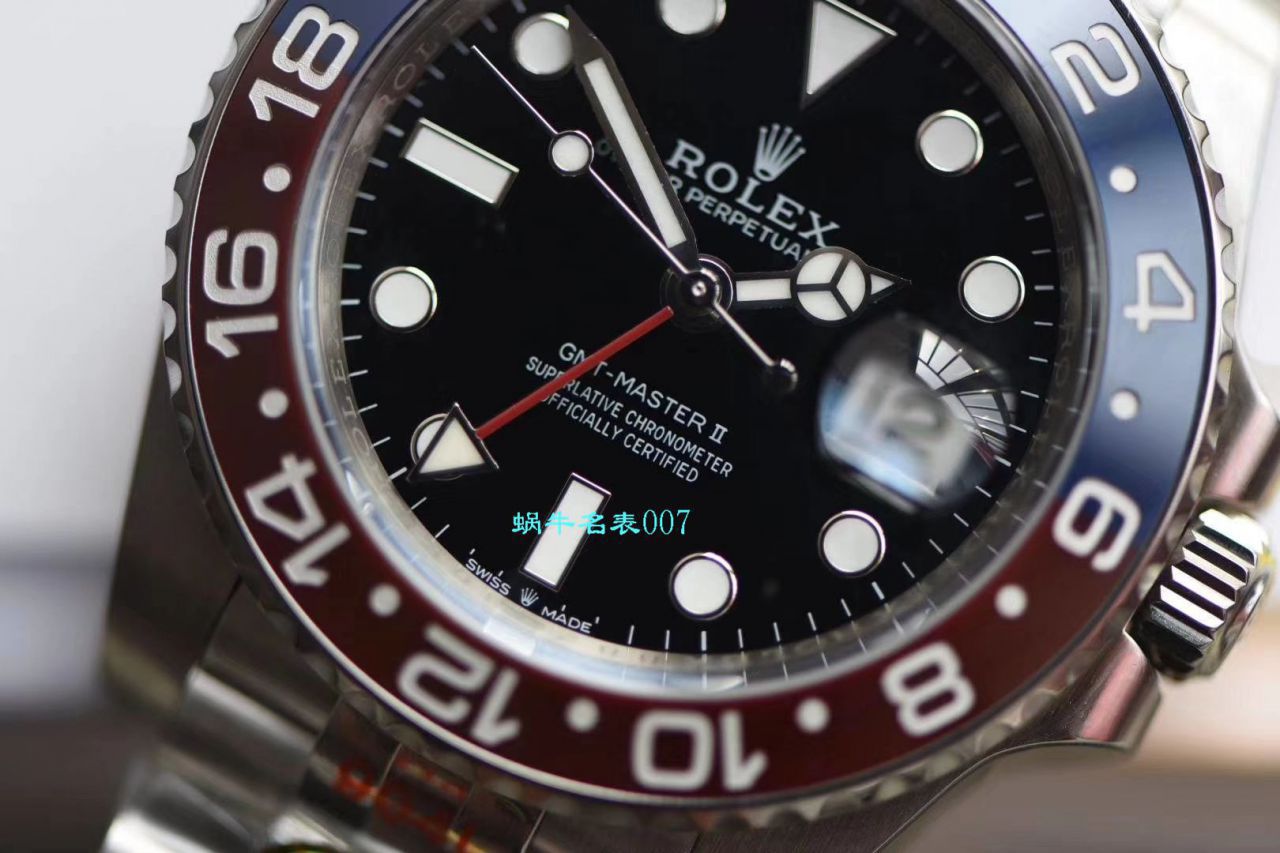 Video analysis N Factory ‌官网超级复刻高仿可乐圈 Rolex  GMT MASTER II126710BLRO-0001 wrist watch  / R537