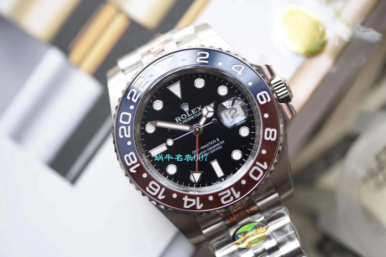  Video analysis N Factory ‌官网超级复刻高仿可乐圈 Rolex  GMT MASTER II126710BLRO-0001 wrist watch  / R537