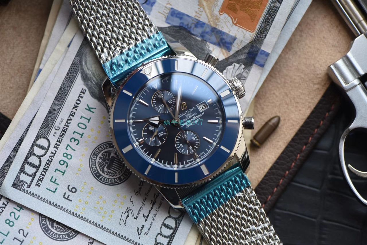  Video analysis 台湾 Factory  top 复刻高仿 Breitling  超级海洋文化二代A13312161C1A1 wrist watch  / BL151
