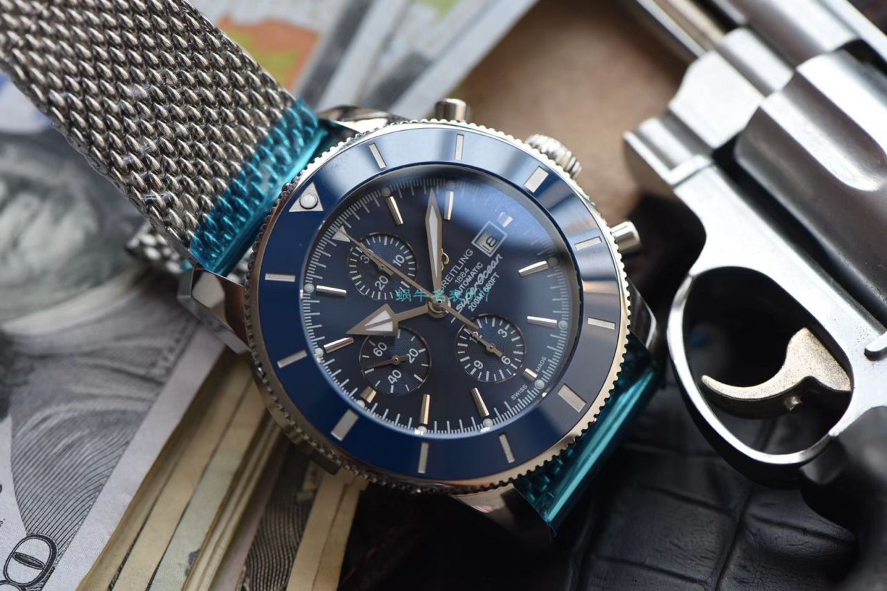  Video analysis 台湾 Factory  top 复刻高仿 Breitling  超级海洋文化二代A13312161C1A1 wrist watch  / BL151