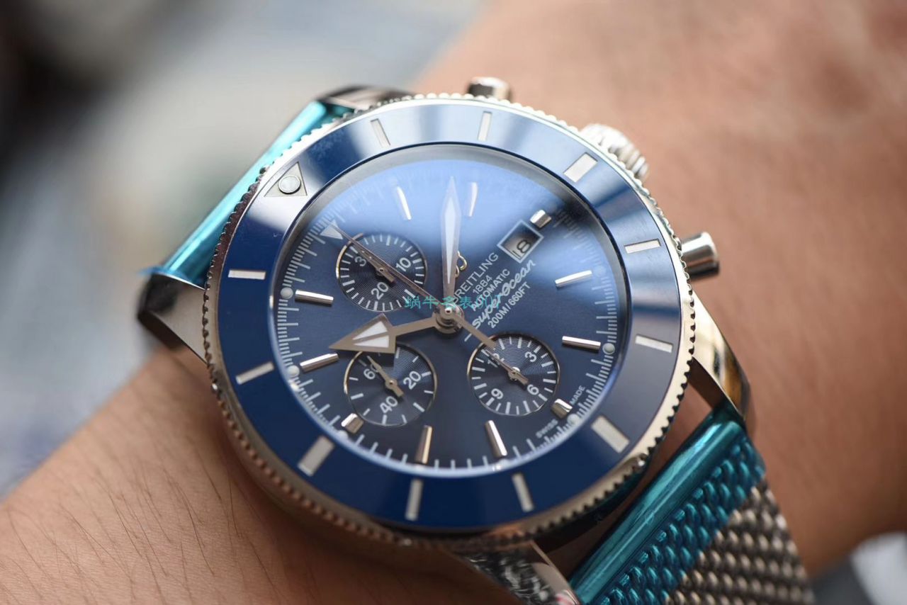  Video analysis 台湾 Factory  top 复刻高仿 Breitling  超级海洋文化二代A13312161C1A1 wrist watch  / BL151