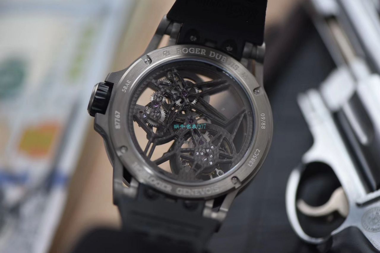 BBR Factory  top 复刻高仿 Tourbillon Roger DubuisEXCALIBUR（王者系列）系列RDDBEX0479蓝色 watchband   wrist watch  / LJ066