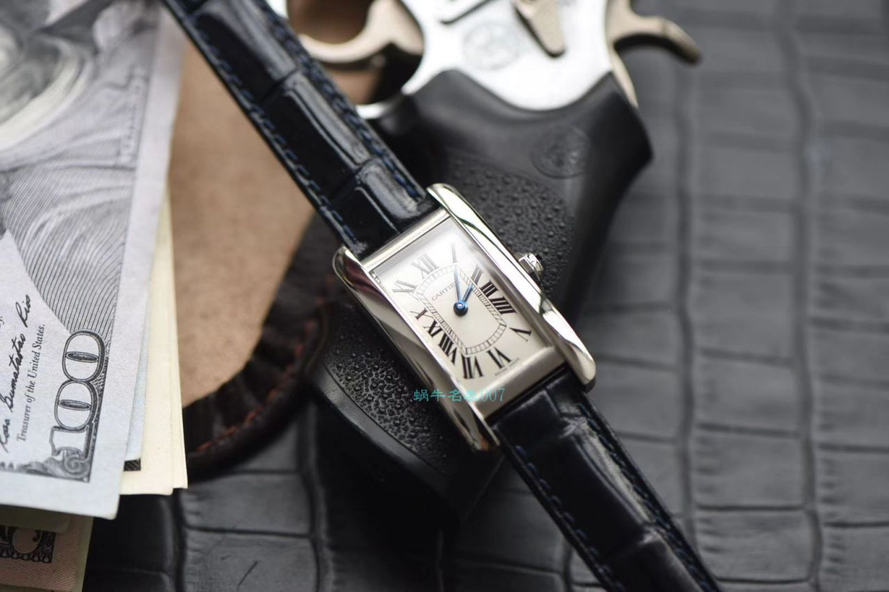 GS Factory 官网 top 复刻高仿 Cartier  TANK AMERICAINE美国坦克WSTA0016，W2607456女士 wrist watch  / K268
