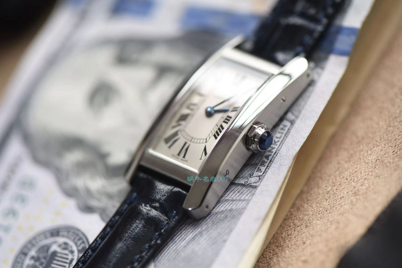 GS Factory 官网 top 复刻高仿 Cartier  TANK AMERICAINE美国坦克WSTA0016，W2607456女士 wrist watch  / K268