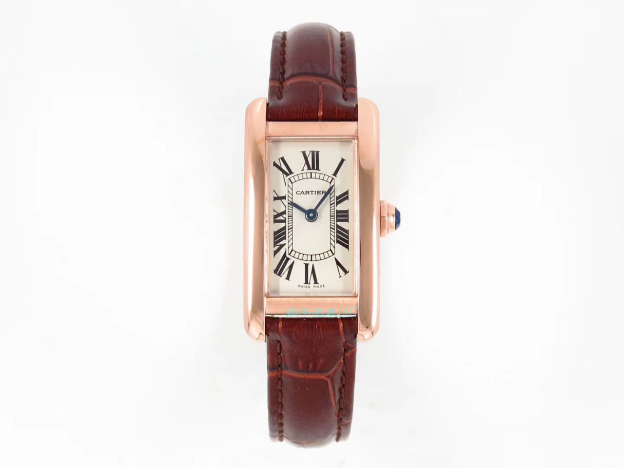 GS Factory 官网 top 复刻高仿 Cartier  TANK AMERICAINE美国坦克WSTA0016，W2607456女士 wrist watch  / K268