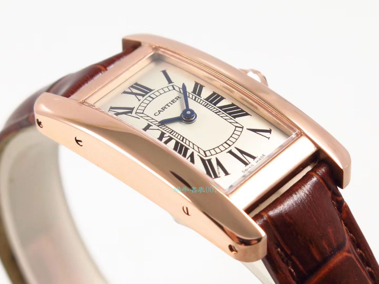 GS Factory 官网 top 复刻高仿 Cartier  TANK AMERICAINE美国坦克WSTA0016，W2607456女士 wrist watch  / K268