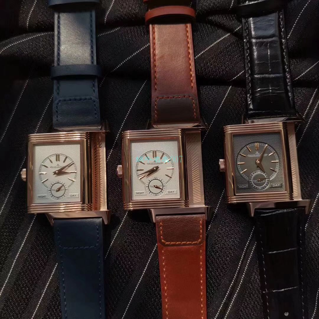 MG Factory 超A高仿手表 Jaeger-LeCoultre 翻转Reverso Tribute双面双时区Q3978480,3988482 wrist watch  / JJ169