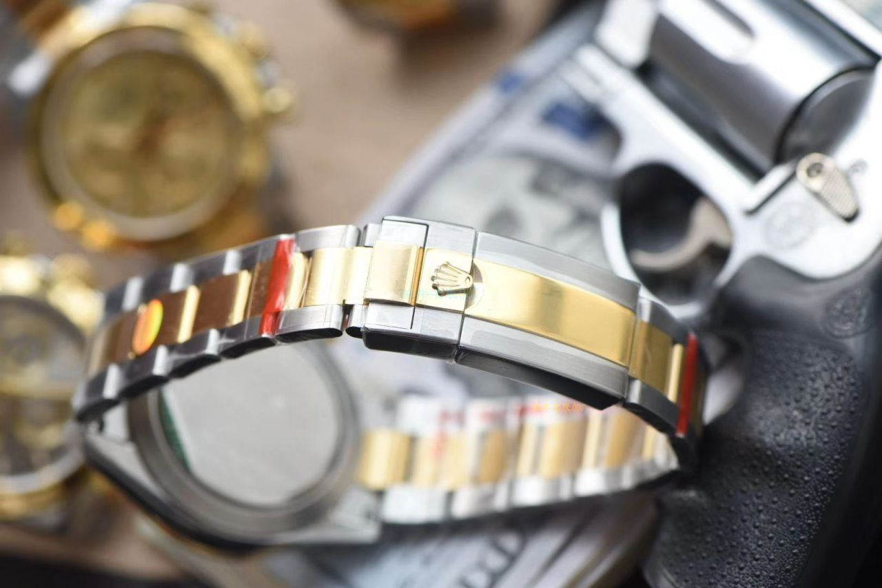 N Factory  Rolex 超级4130 Ditongna 间金复刻高仿m116503-0004，116503白盘，m116503-0003，116523-78593 银色 wrist watch  / R538