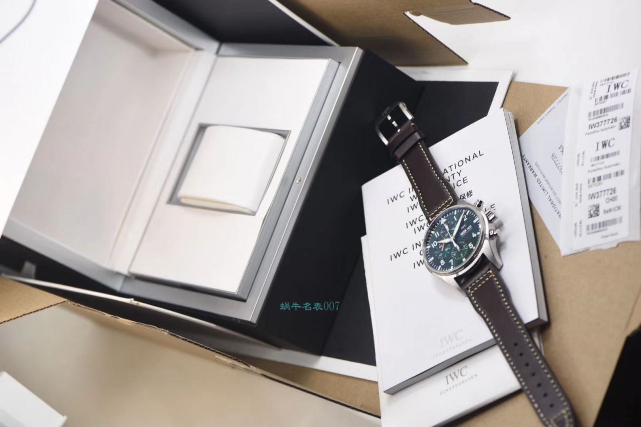 【视频测评新‎款首发‎！硬货！渠‎道出‎口订​单​！原单】IWC IWC 表飞行员系列IW377726 wrist watch  / WG511
