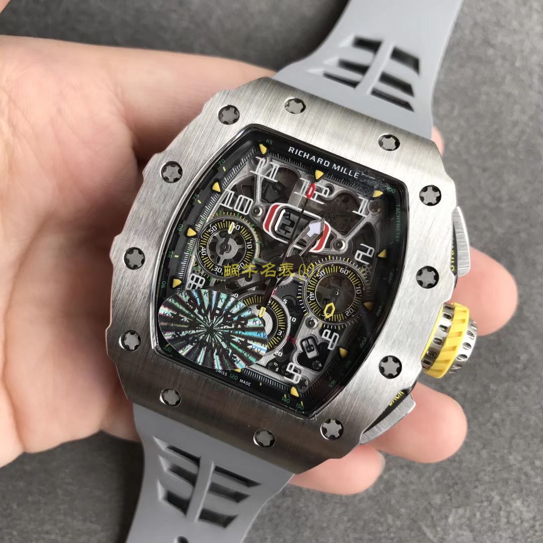 KV Factory 全新RICHARD MILLE复刻理查德米尔RM 11-03钛钢款 wrist watch  / KV01103H