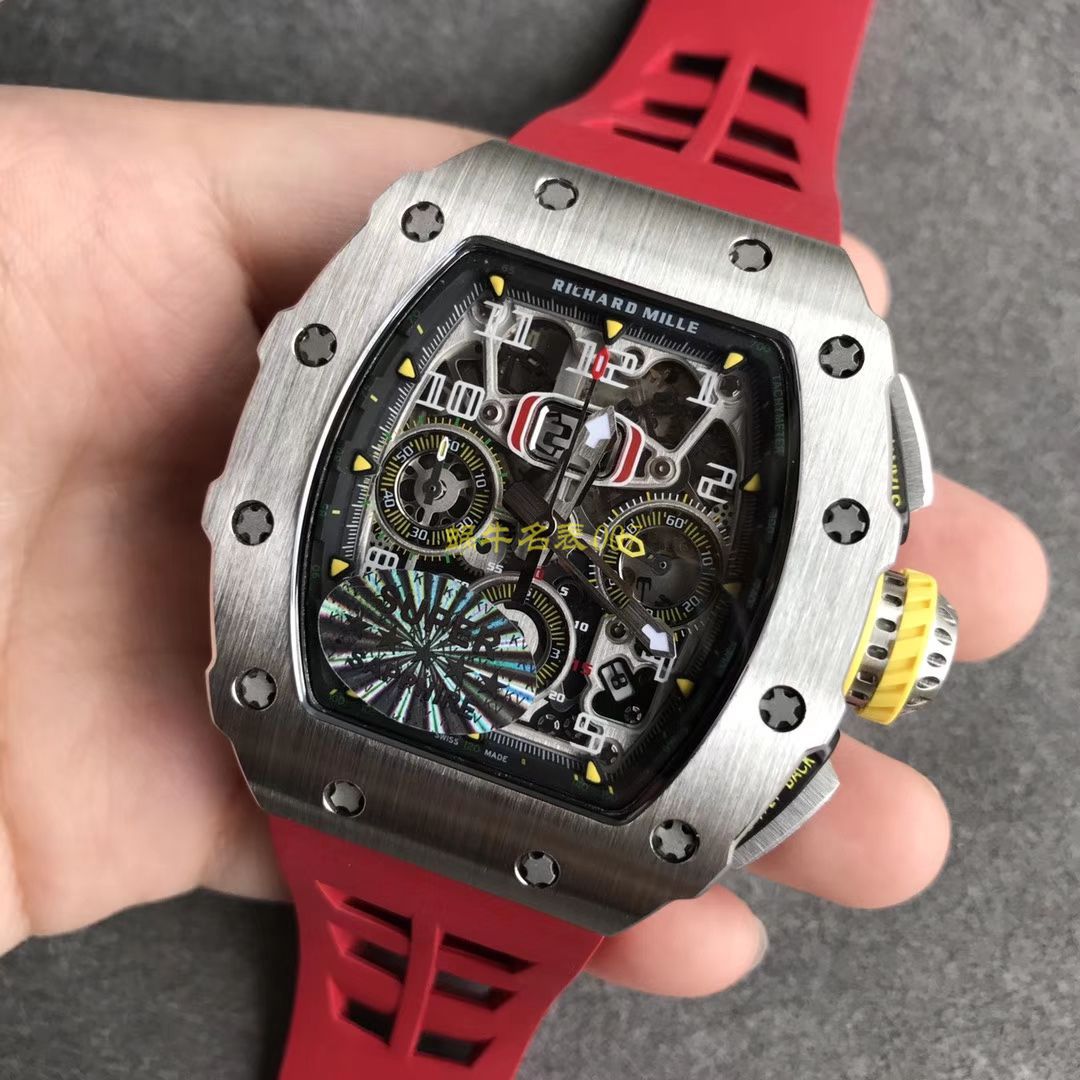 KV Factory 全新RICHARD MILLE复刻理查德米尔RM 11-03钛钢款 wrist watch  / KV01103H
