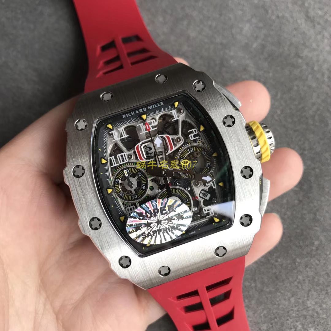 KV Factory 全新RICHARD MILLE复刻理查德米尔RM 11-03钛钢款 wrist watch  / KV01103H