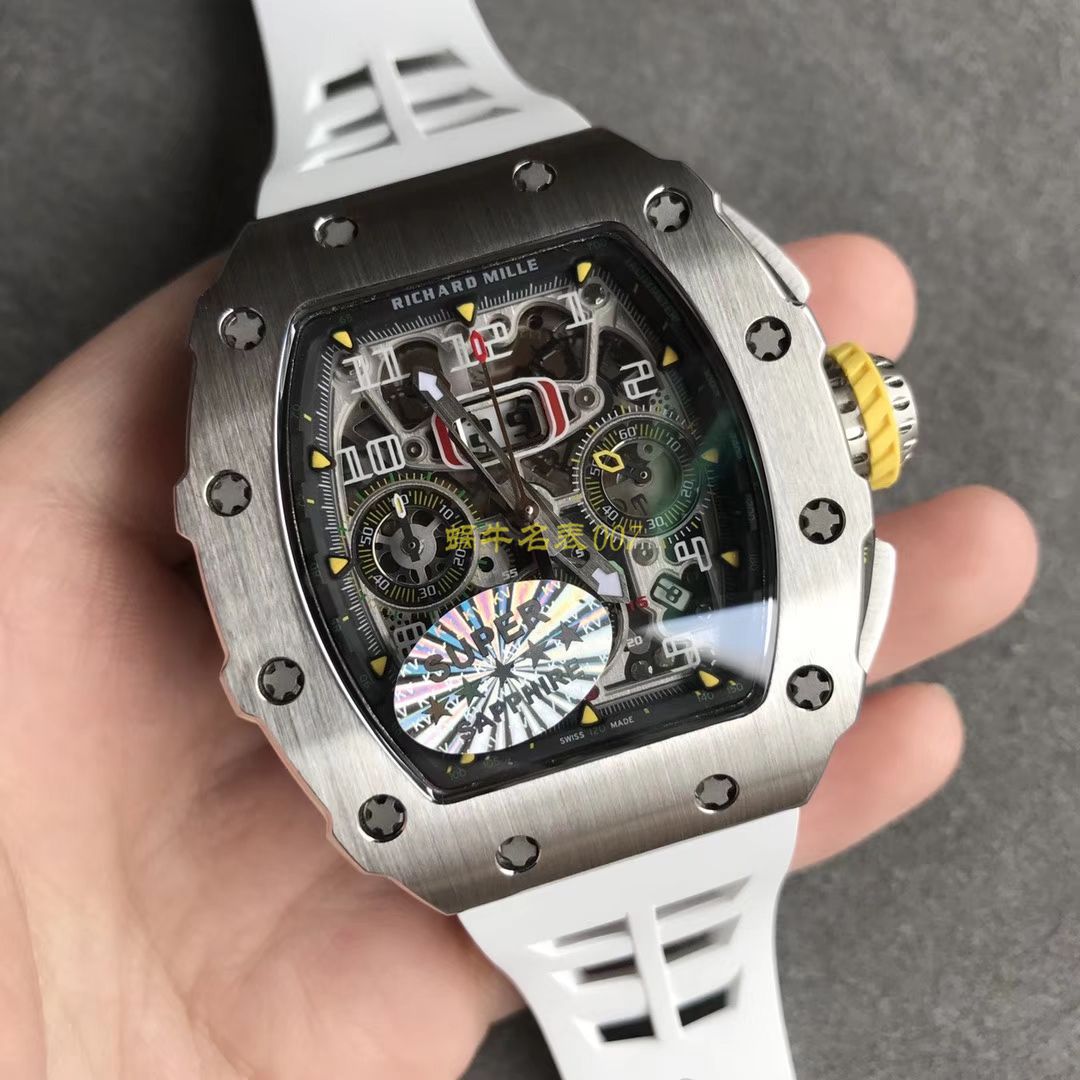 KV Factory 全新RICHARD MILLE复刻理查德米尔RM 11-03钛钢款 wrist watch  / KV01103H