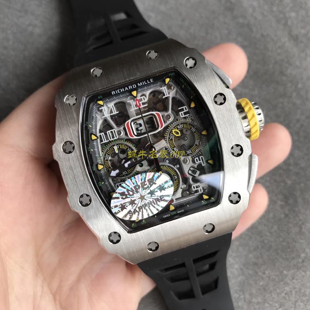 KV Factory 全新RICHARD MILLE复刻理查德米尔RM 11-03钛钢款 wrist watch  / KV01103H