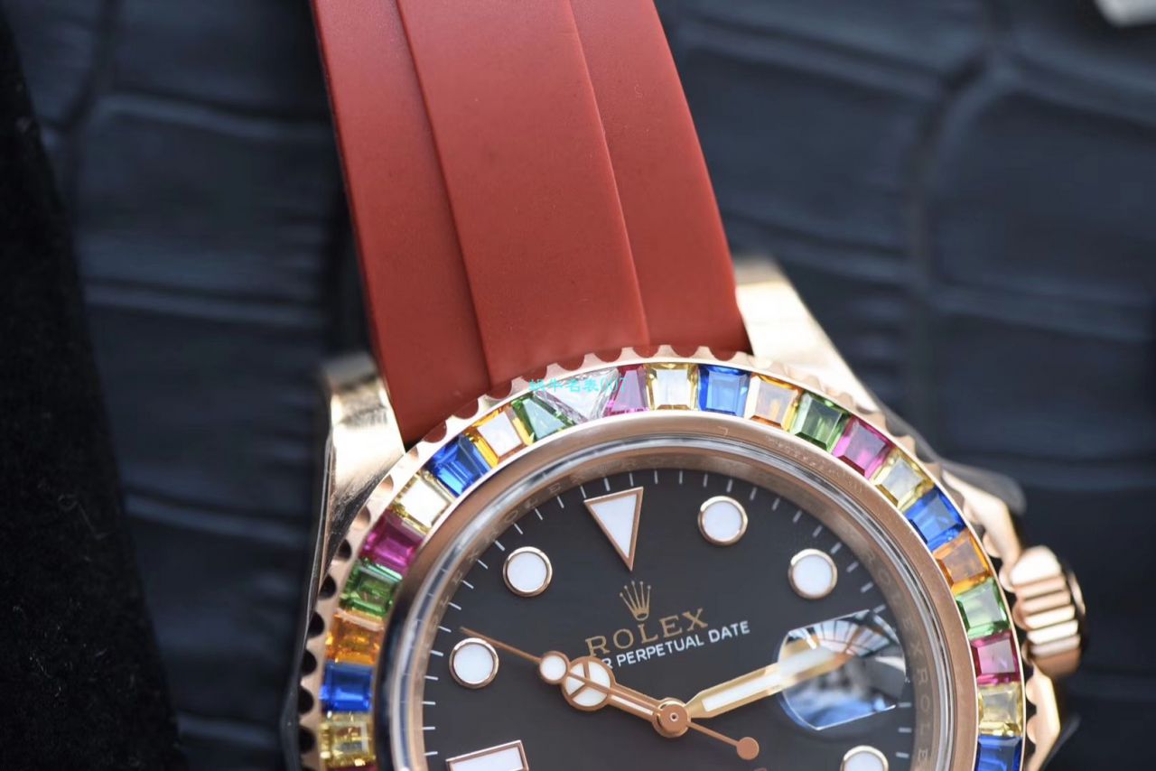 【 Video analysis NOOB Factory 官网 Rolex 水鬼复刻表】糖豆 Rolex  Yacht-Master 系列116695SATS wrist watch  / R327