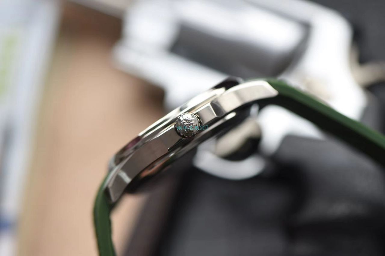  Video analysis 台湾 Factory 超A高仿 PATEK PHILIPPE AQUANAUT绿色手雷5168G-010 wrist watch  / BD239LV