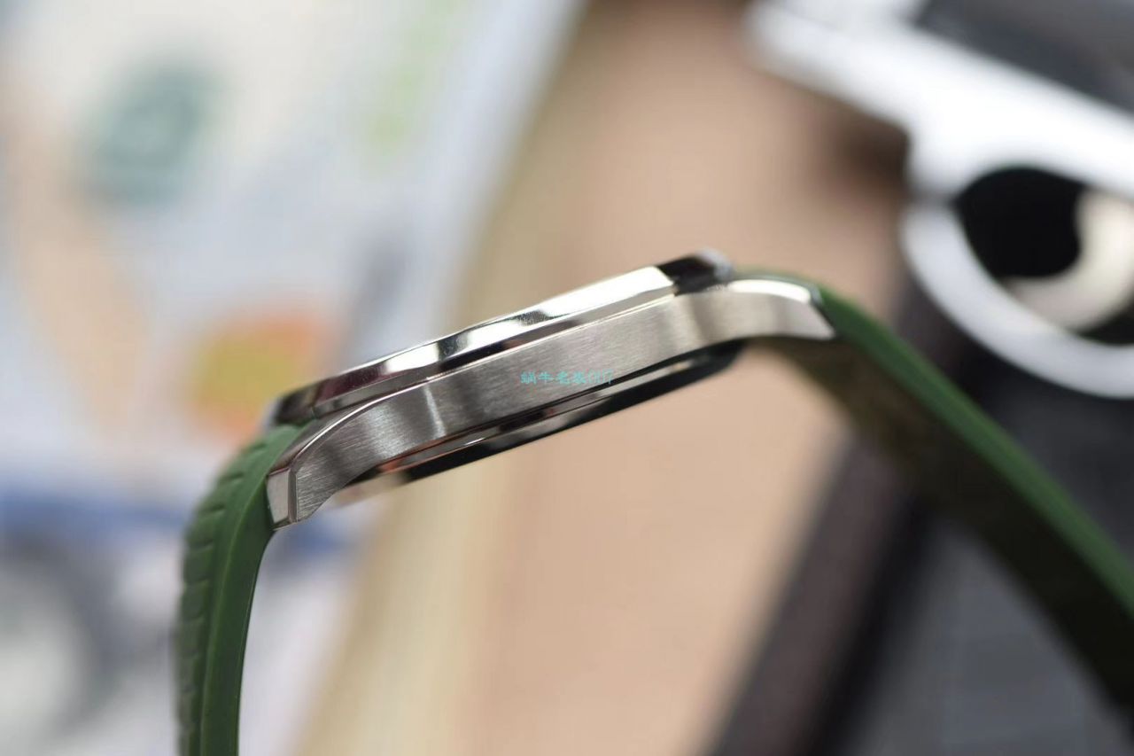  Video analysis 台湾 Factory 超A高仿 PATEK PHILIPPE AQUANAUT绿色手雷5168G-010 wrist watch  / BD239LV