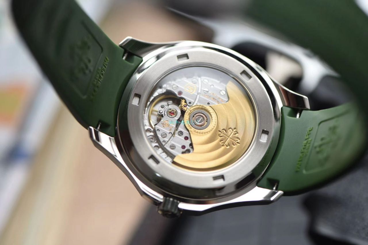  Video analysis 台湾 Factory 超A高仿 PATEK PHILIPPE AQUANAUT绿色手雷5168G-010 wrist watch  / BD239LV
