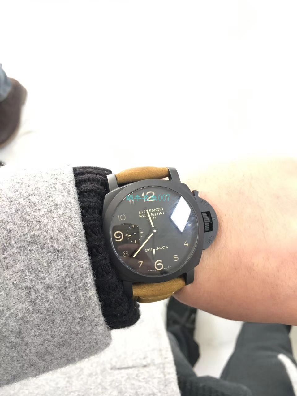 Panerai LUMINOR 1950系列PAM00441 wrist watch 【VS一比一超A高仿手表】 Video analysis VS全新升级V2版爆款LUMINOR 1950神器PAM00441 / VSPAM00441MM