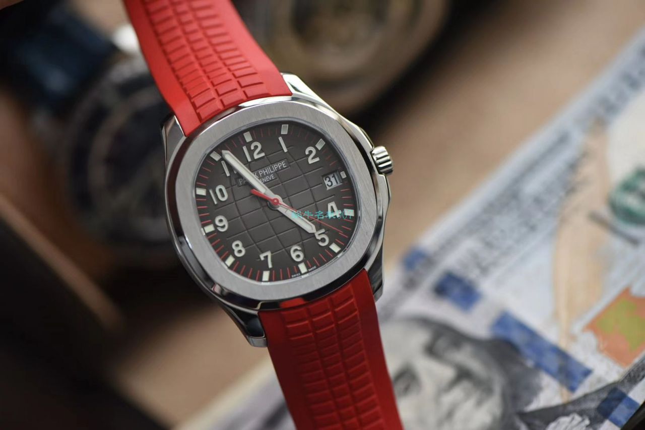 ZF Factory  top 复刻高仿 PATEK PHILIPPE 手雷新加坡2019特别限量版5167A红色 watchband   / BD282