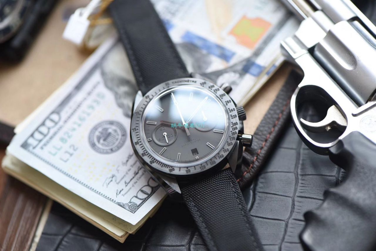OM Factory  top 复刻高仿OMEGA超霸月之暗面V2版本311.92.44.51.01.005 wrist watch (墨黑) / M676
