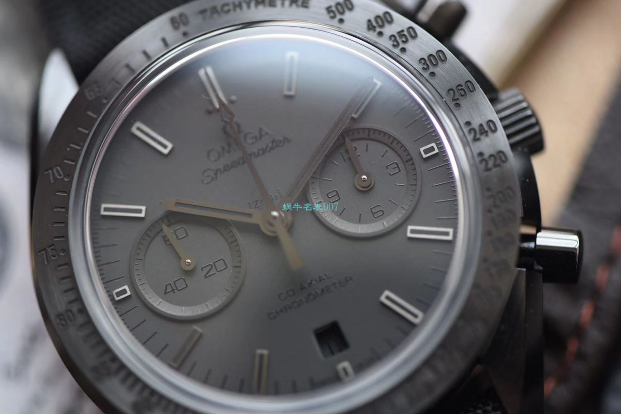 OM Factory  top 复刻高仿OMEGA超霸月之暗面V2版本311.92.44.51.01.005 wrist watch (墨黑) / M676