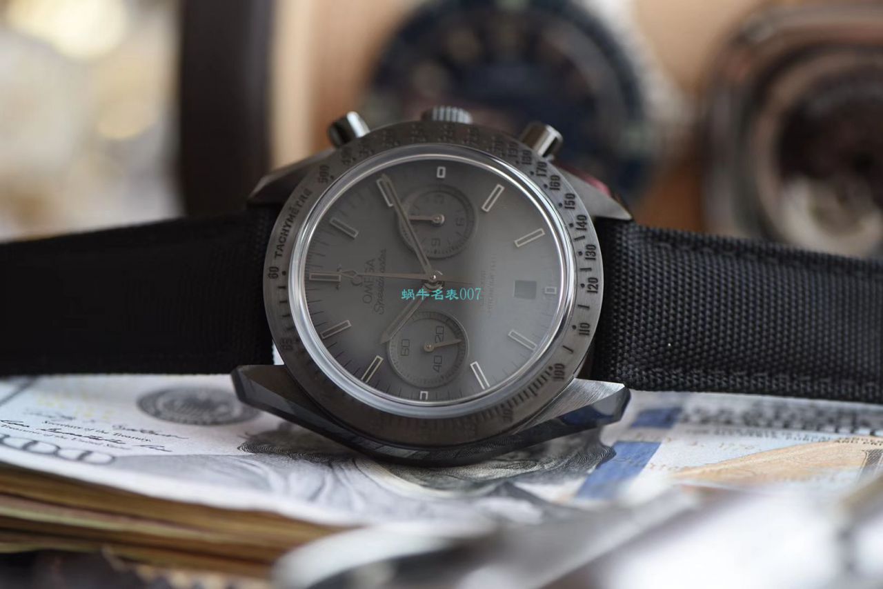 OM Factory  top 复刻高仿OMEGA超霸月之暗面V2版本311.92.44.51.01.005 wrist watch (墨黑) / M676