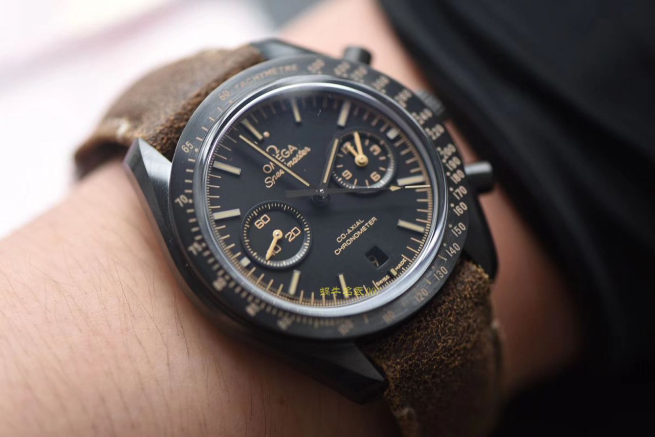 OM Factory  top 复刻高仿OMEGA超霸月之暗面V2版本311.92.44.51.01.005 wrist watch (墨黑) / M676
