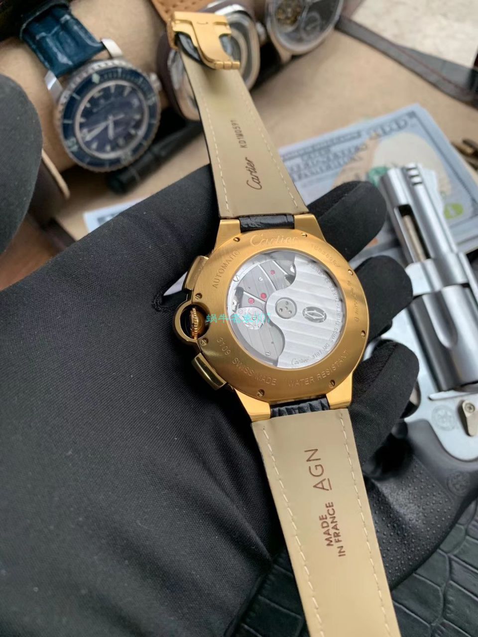 OF Factory  top 复刻高仿最新升级版 Cartier  蓝气球W6920074,W6920007计时 wrist watch  / K269