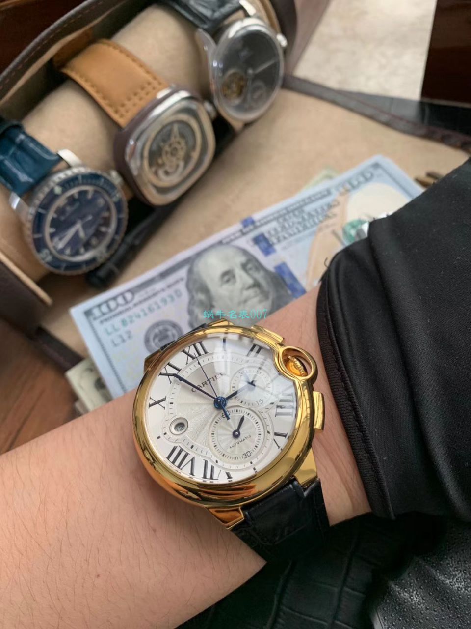 OF Factory  top 复刻高仿最新升级版 Cartier  蓝气球W6920074,W6920007计时 wrist watch  / K269