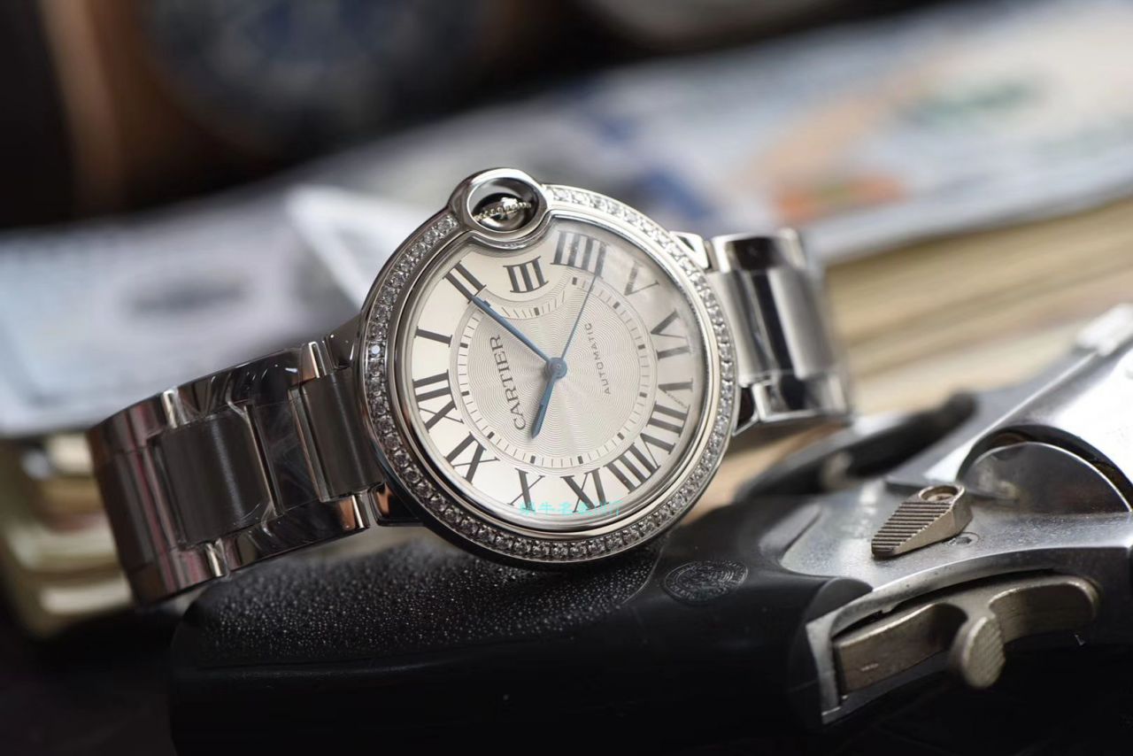 V6 Factory  top 复刻高仿 Cartier  蓝气球33毫米系列W4BB0016女装 wrist watch  / K270