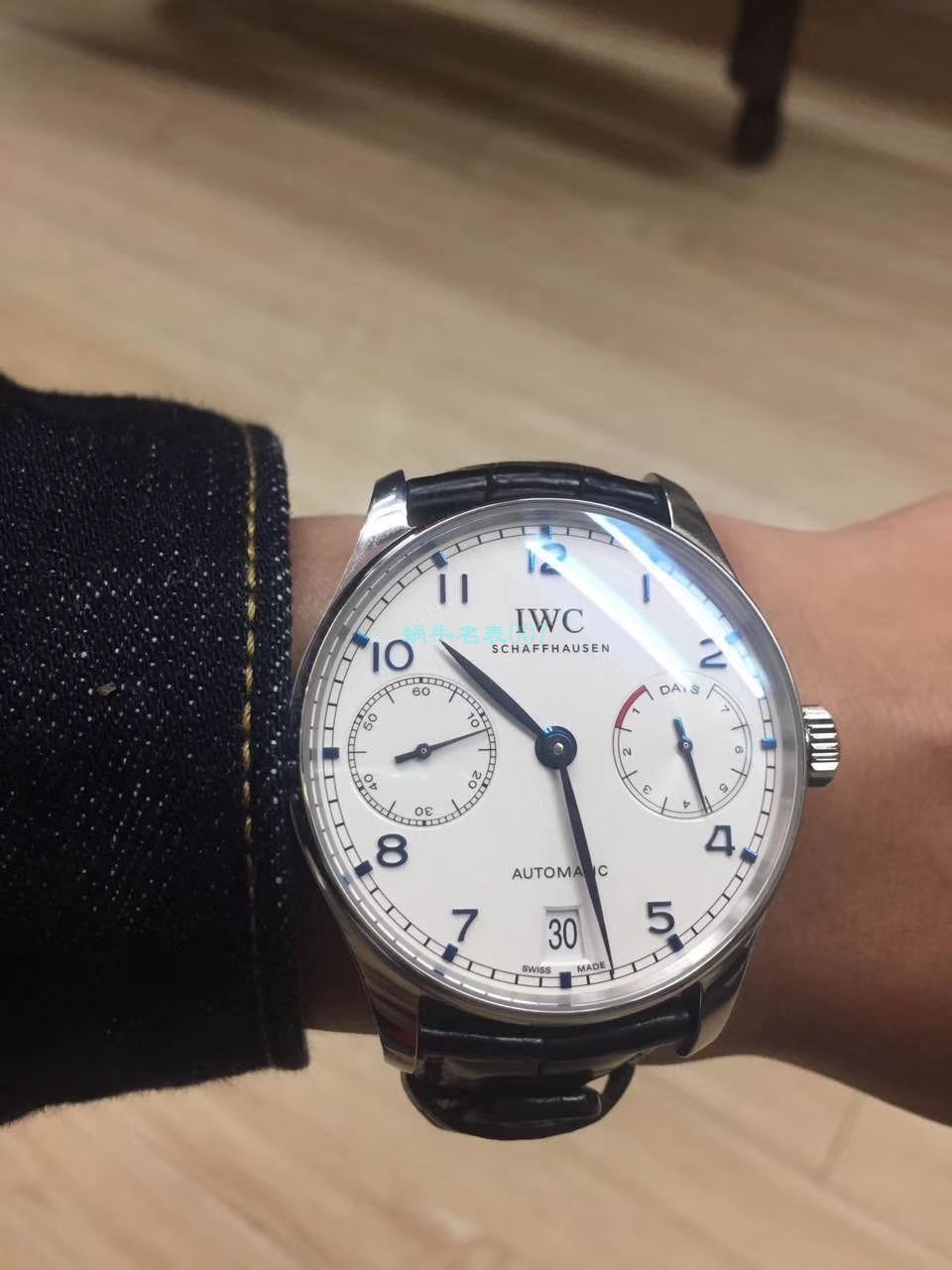  Video analysis ZF Factory  top 复刻高仿IWC IWC 葡七V5最高版本IW500705 wrist watch  / WG517