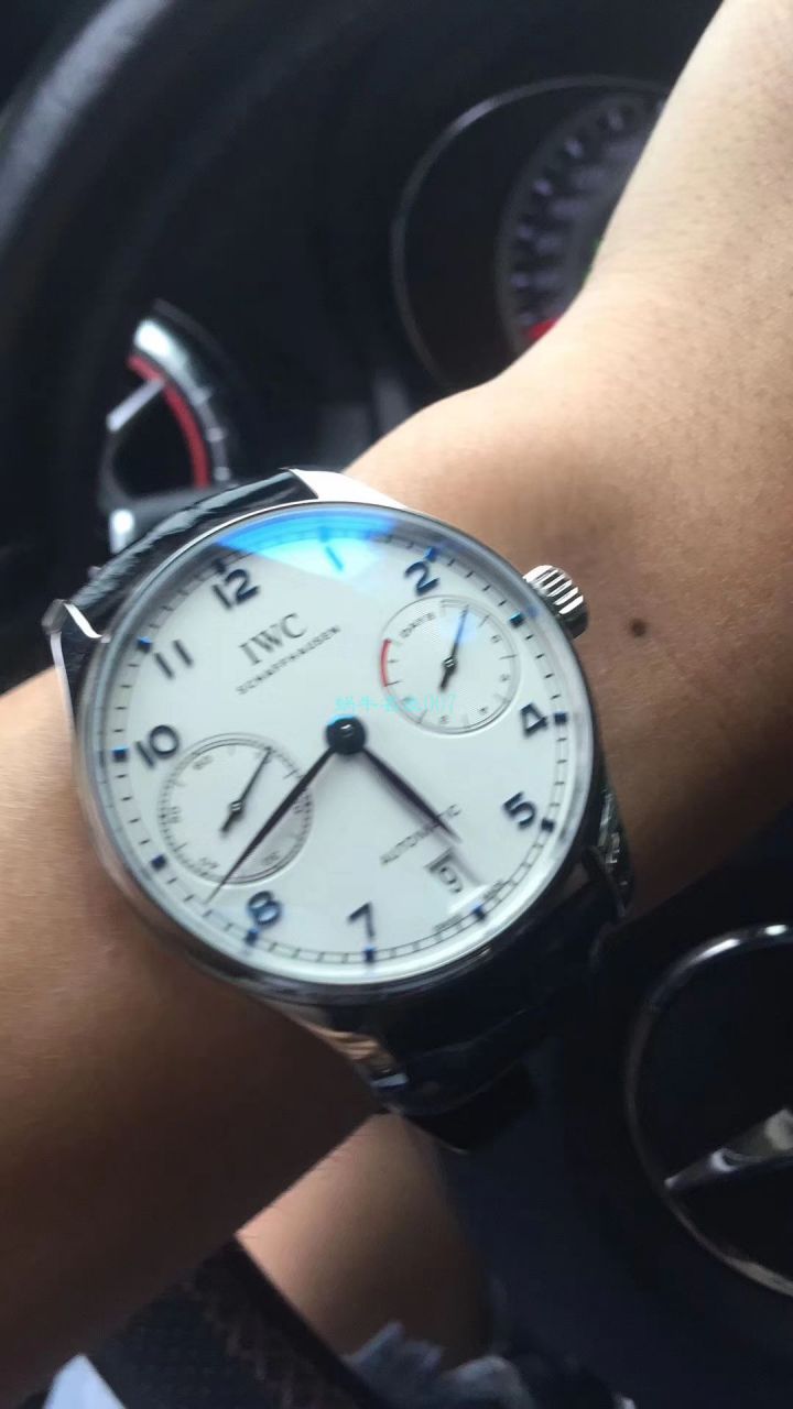  Video analysis ZF Factory  top 复刻高仿IWC IWC 葡七V5最高版本IW500705 wrist watch  / WG517