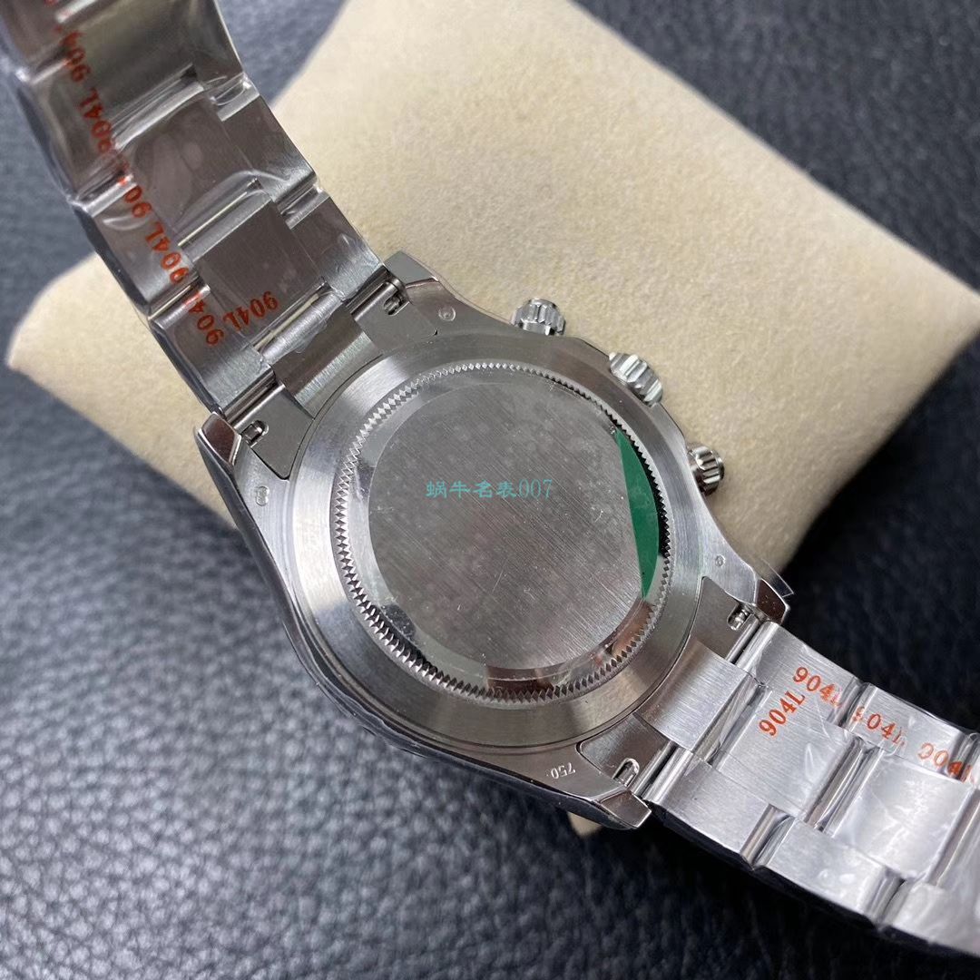 N Factory 新款超级4130 Rolex  Cosmograph Daytona  Ditongna 116509-78599 黑盘 top 复刻高仿116509-78599 银色 wrist watch  / R563