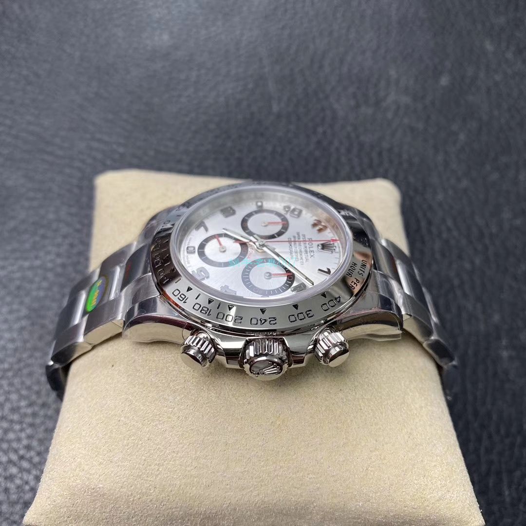 N Factory 新款超级4130 Rolex  Cosmograph Daytona  Ditongna 116509-78599 黑盘 top 复刻高仿116509-78599 银色 wrist watch  / R563