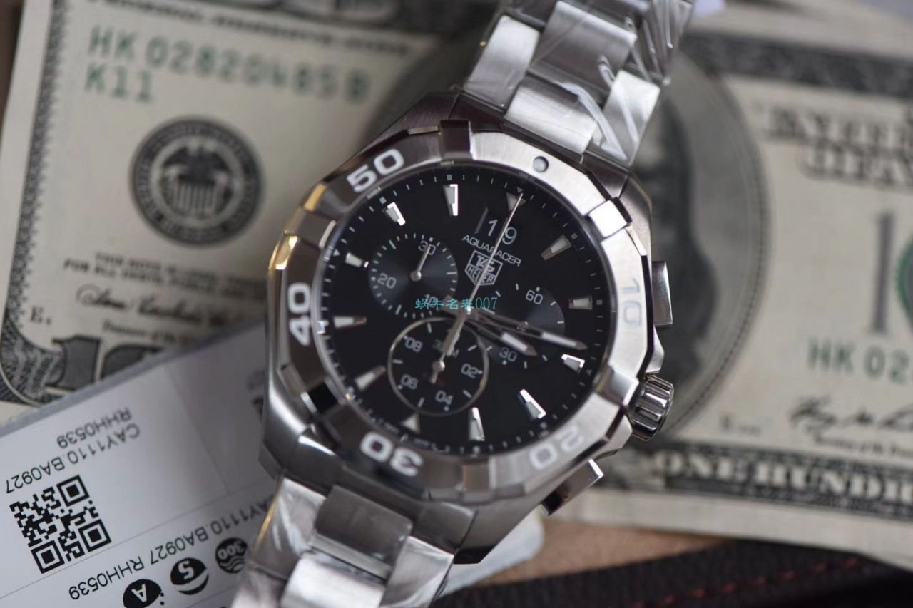 渠道原单 TAG Heuer 竞潜石英计时码表43毫米CAY1110.BA0927 wrist watch  / TG088