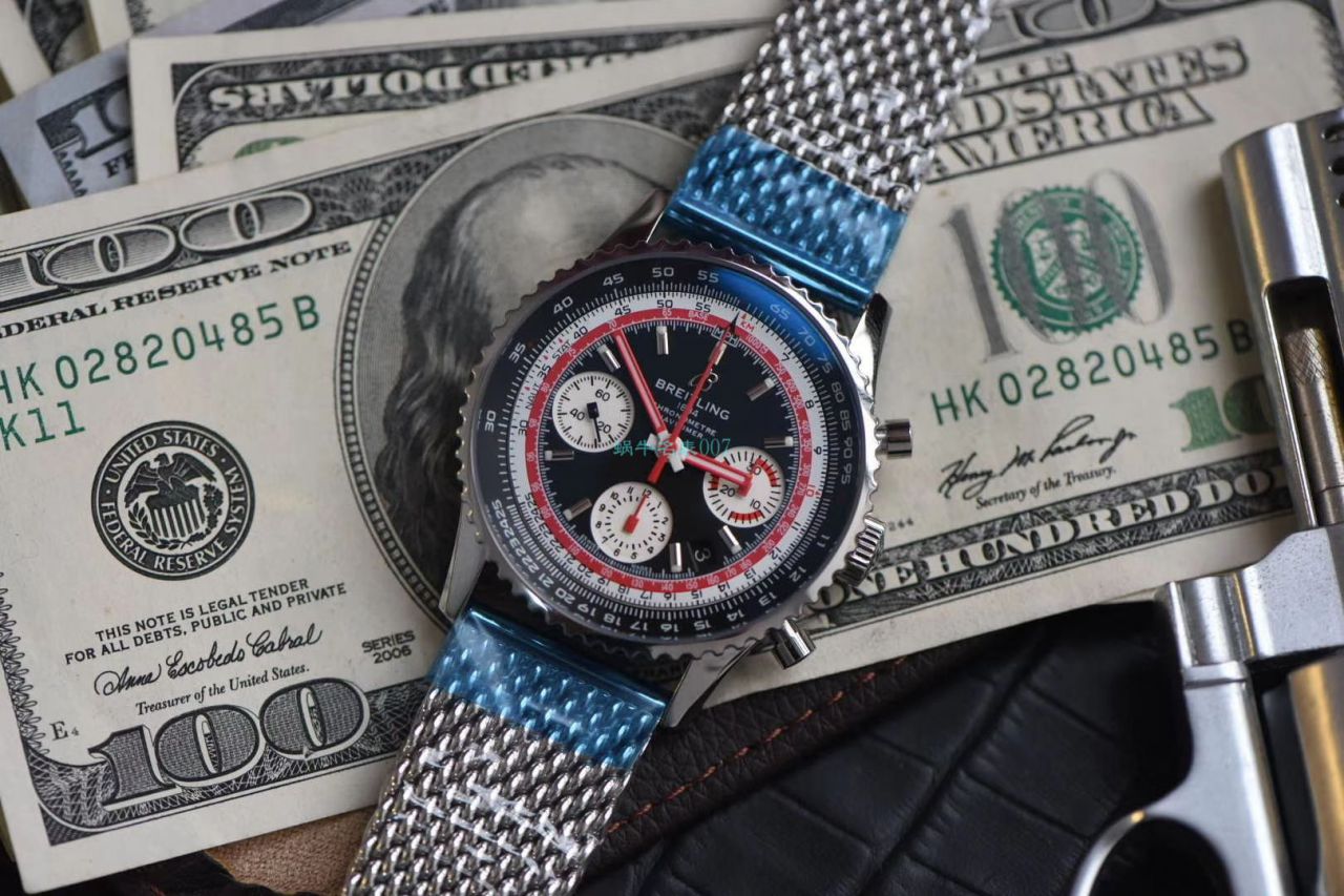 评测视频V9 Factory  Breitling 复刻哪家 Factory  Best 瑞士航空特别版高仿AB01211B1B1A1 wrist watch  / BL152