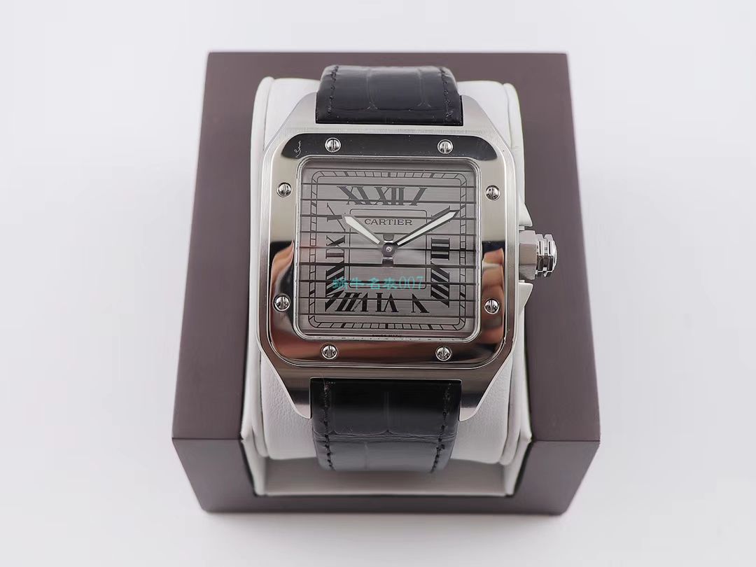 wwf Factory  top 复刻高仿 Cartier   Santos 鹰头WM505014 wrist watch  / K272