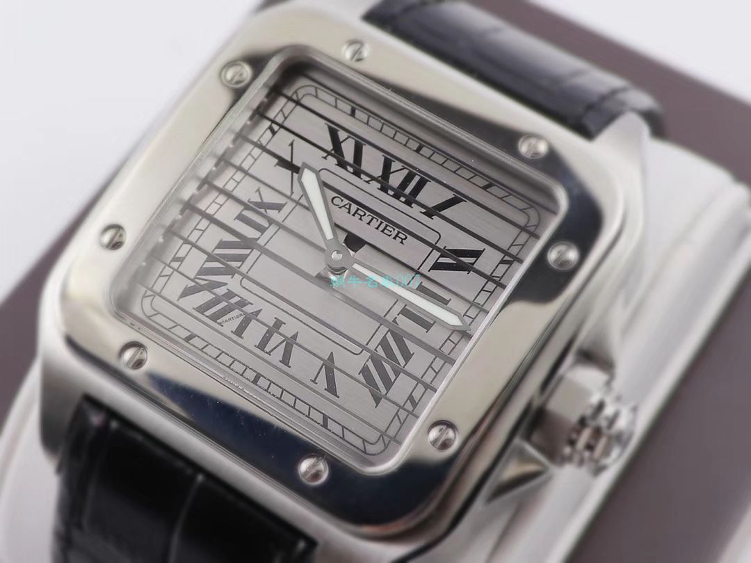 wwf Factory  top 复刻高仿 Cartier   Santos 鹰头WM505014 wrist watch  / K272