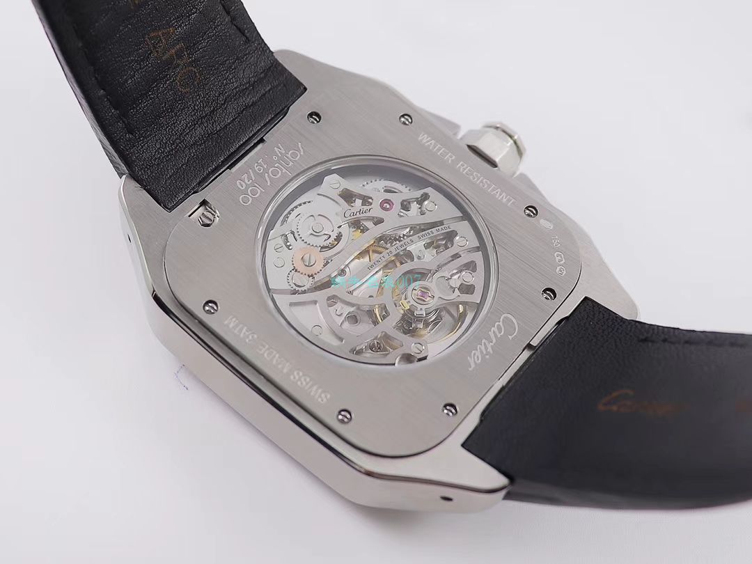 wwf Factory  top 复刻高仿 Cartier   Santos 鹰头WM505014 wrist watch  / K272